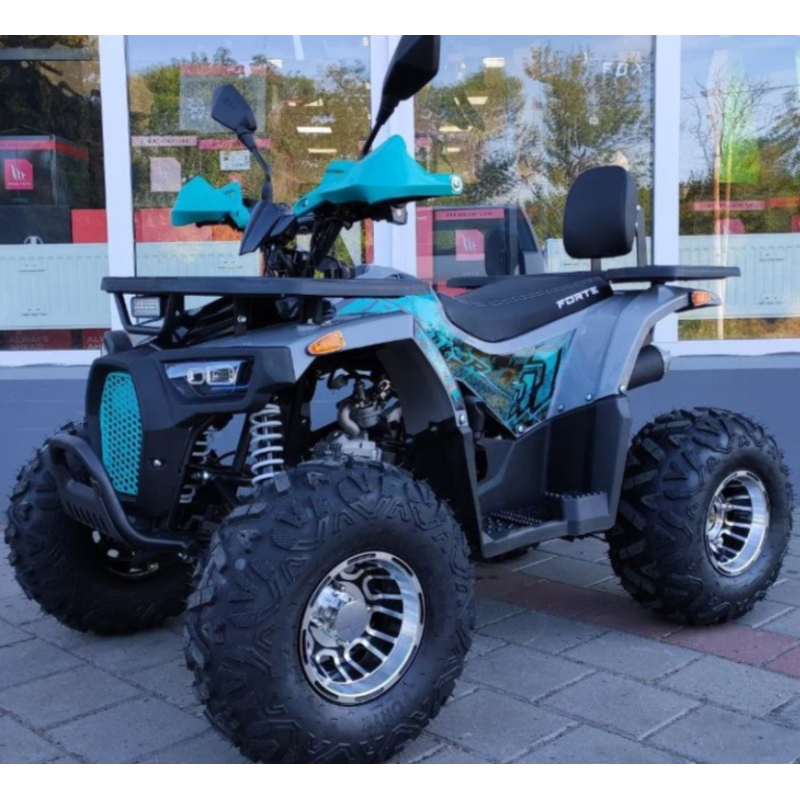 Квадроцикл FORTE ATV125P сіро-блакитний