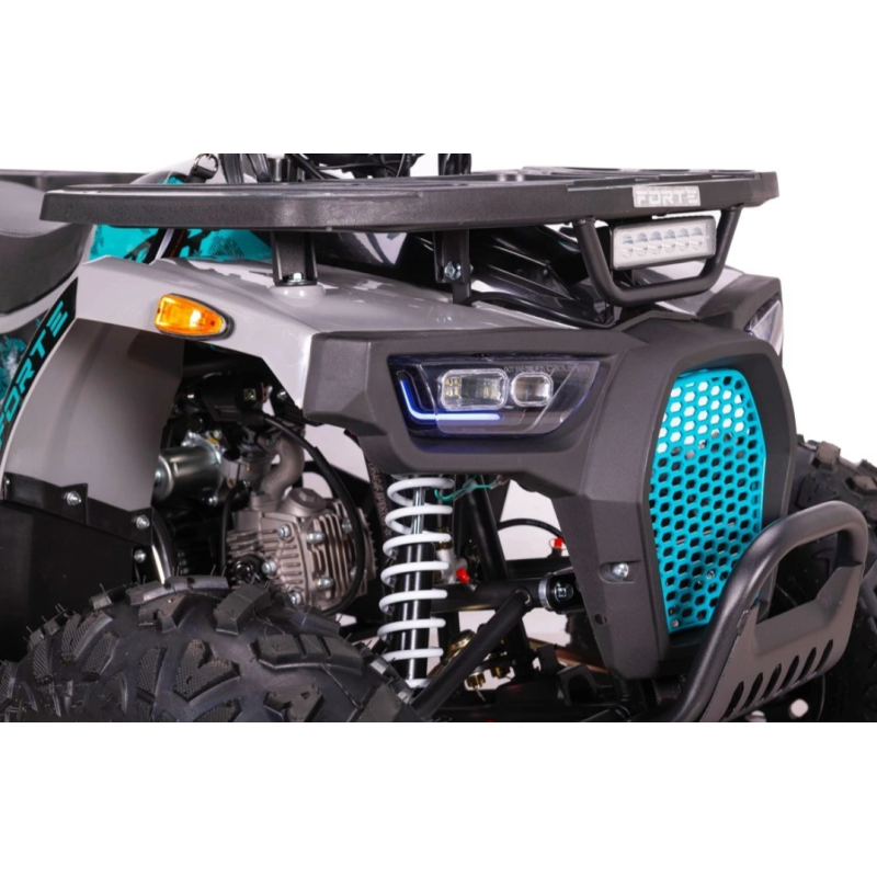 Квадроцикл FORTE ATV125P сіро-блакитний