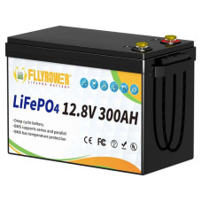 Акумулятор FllyPower LiFePO4 12V/300AH, 3840W*h (літій-залізо-фосфатний акумулятор для ДБЖ (UPS))