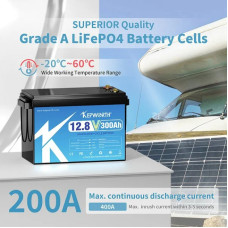 Акумулятор Kepworth LiFePO4 12V 300AH, 3840Wh (літій-залізо-фосфатний акумулятор)