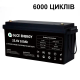 Акумулятор GLCE ENERGY 24-100 LiFePO4 24(25,6)V 100Ah з BMS (літій-залізо-фосфатний акумулятор)