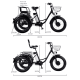 Електровелосипед триколісний Daibot Motorcycle 500W 48V 12Ah 20"