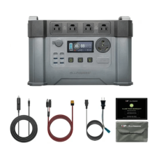 Зарядна станція універсальна Allpowers 2000W 405000mAh 1500Wh 4USB/2USB-C/4 розетки сірий