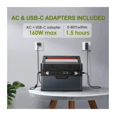 Зарядна станція універсальна Allpowers S700 606Wh/164000mAh/700W, power bank з розеткою 220V - Без сон. панелі