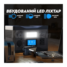 Зарядна станція універсальна Andowl Q-CN600 600W, 533Wh