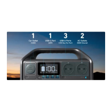 Зарядна станція універсальна Anker 535 PowerHouse EU 500W, 512Wh