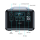 Зарядна станція універсальна Choetech BS005-EU-BK 960Вт/год LiFePo4 USB-C PD 100 Вт