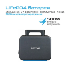 Зарядна станція універсальна ECTIVE BlackBox-5 500W, 512Wh