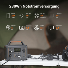 Зарядна станція універсальна Noengast 230Wh Backup Lithium Battery USB-C PD60W 300W