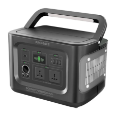 Зарядна станція універсальна Promate PowerMine-600 W, 172800 mAh, 622 Wh, 2 розетки 230 V Black