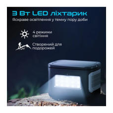 Зарядна станція універсальна Promate PowerMine-600 W, 172800 mAh, 622 Wh, 2 розетки 230 V Black