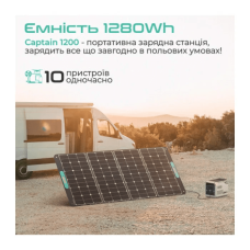 Зарядна станція універсальна VigorPool Captain 1200 W, 1280 Wh White