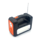 Портативна сонячна панель RT902 3W Ліхтар Повербанк Bluetooth MP3 FM TFcard