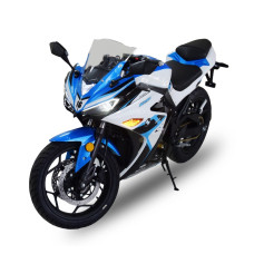 Електромотоцикл FST TV6 mid-drive Білий, Синій 3000W