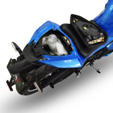 Електромотоцикл FST TV6 mid-drive Білий, Синій 3000W