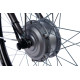Електровелосипед складний з низькою рамою E-motion 36V 14Ah 350W / чорно-синій
