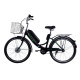 Електровелосипед складний з низькою рамою E-motion 36V 14Ah 350W / чорно-зелений