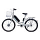 Електровелосипед складний з низькою рамою E-motion 36V 14Ah 350W "біло-блакитний"