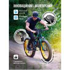 Електровелосипед New Speed 1000W 48V 17Ah (Хакі)