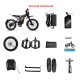 Електрофетбайк OUXI GT2000 1000W 48V (20×4″)