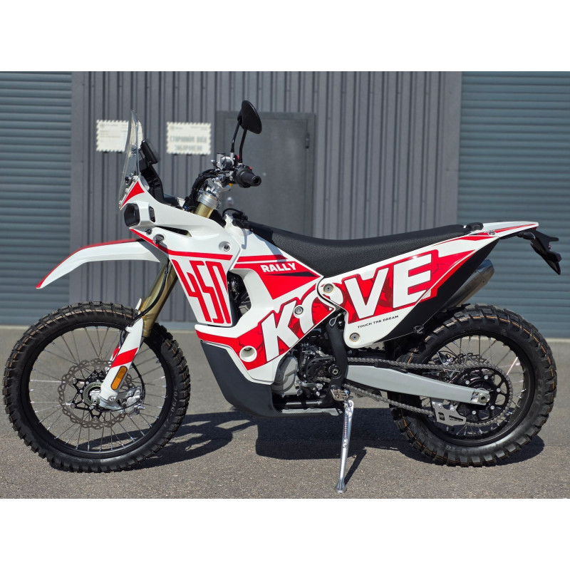 Мотоцикл KOVE 450 RALLY REGULAR Червоний/Білий