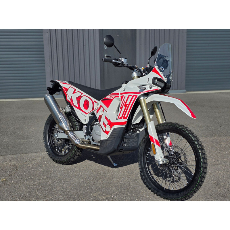 Мотоцикл KOVE 450 RALLY REGULAR Червоний/Білий