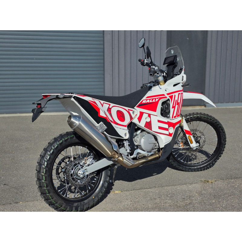 Мотоцикл KOVE 450 RALLY REGULAR Червоний/Білий