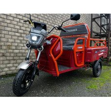 Електротрицикл вантажний Crosser CARGO 12 (1000W) 60V 32Ah червоний