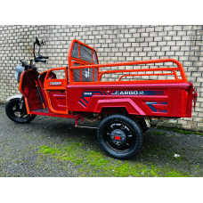 Електротрицикл вантажний Crosser CARGO 12 (1000W) 60V 32Ah червоний