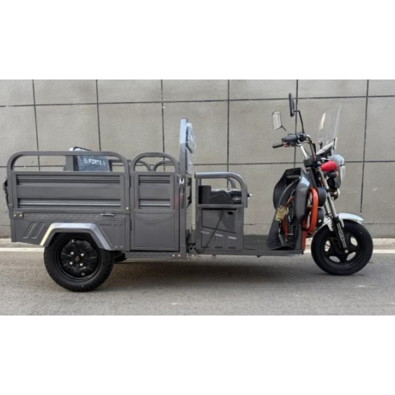 Електротрицикл вантажний FORTE GP-1000-D (сірий) 1000W 60V 32Ah