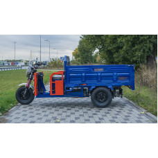 Електротрицикл вантажний FORTE GP-1500-CH (синій) гібрид 1500W