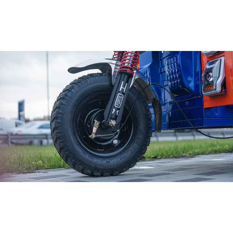 Електротрицикл вантажний FORTE GP-1500-CH (синій) гібрид 1500W