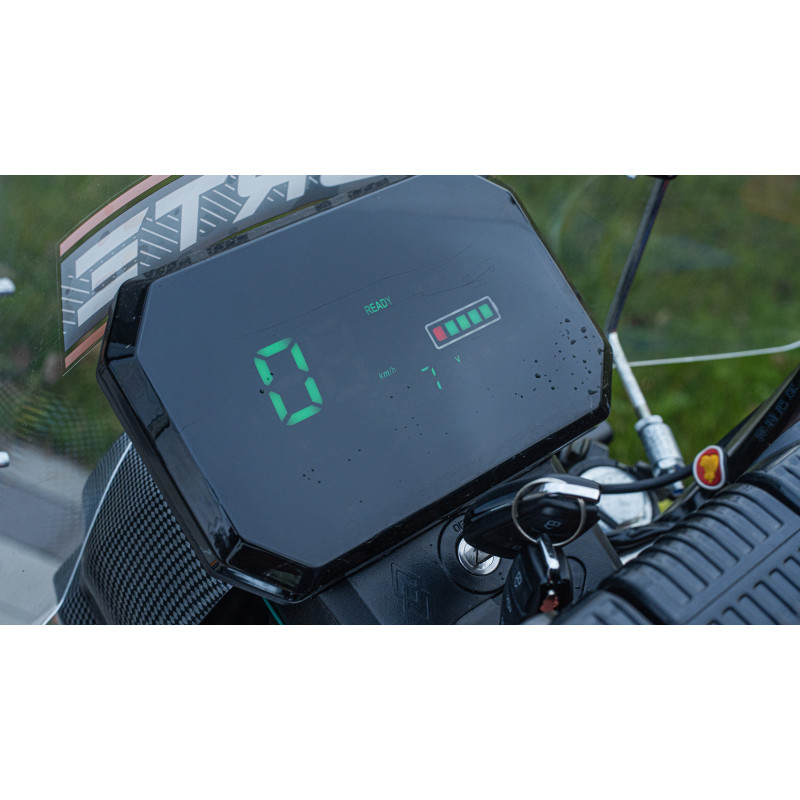 Електротрицикл вантажний FORTE GP-1500-CH (синій) гібрид 1500W