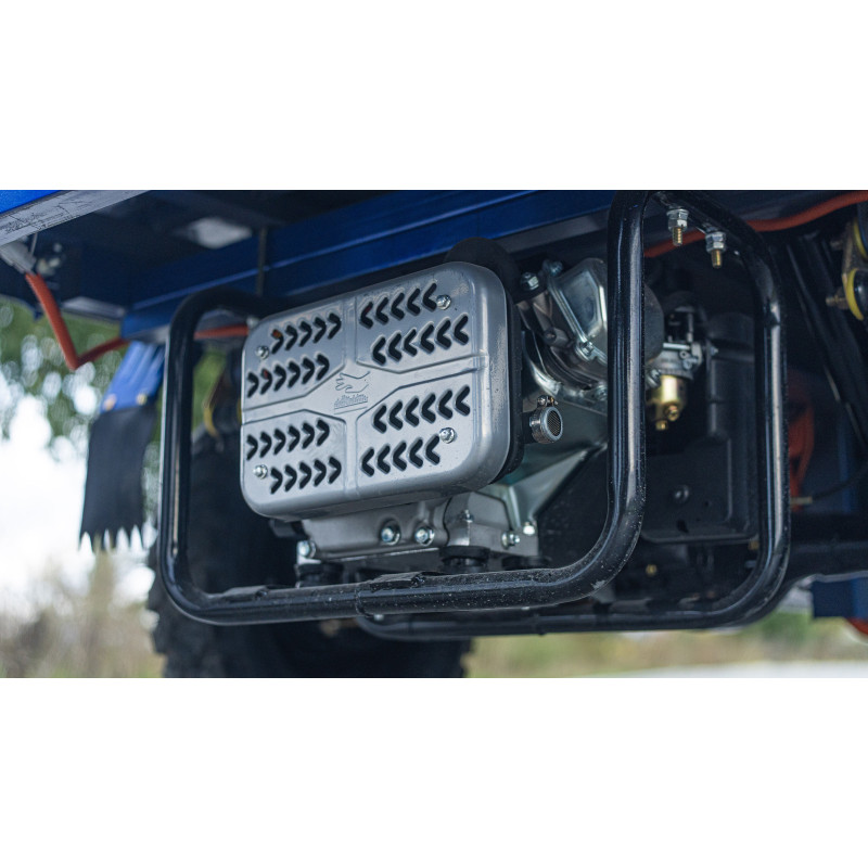 Електротрицикл вантажний FORTE GP-1500-CH (синій) гібрид 1500W