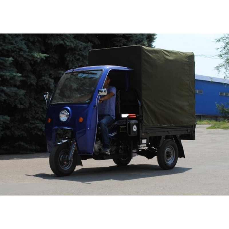 Грузовой трицикл бензиновый Геркулес Q1 200 Tent 200cc