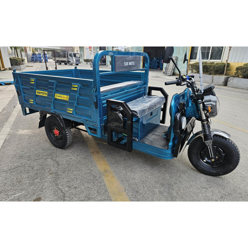 Вантажний електротрицикл SOKMOTO CARGO 2500 W (Гібрид)