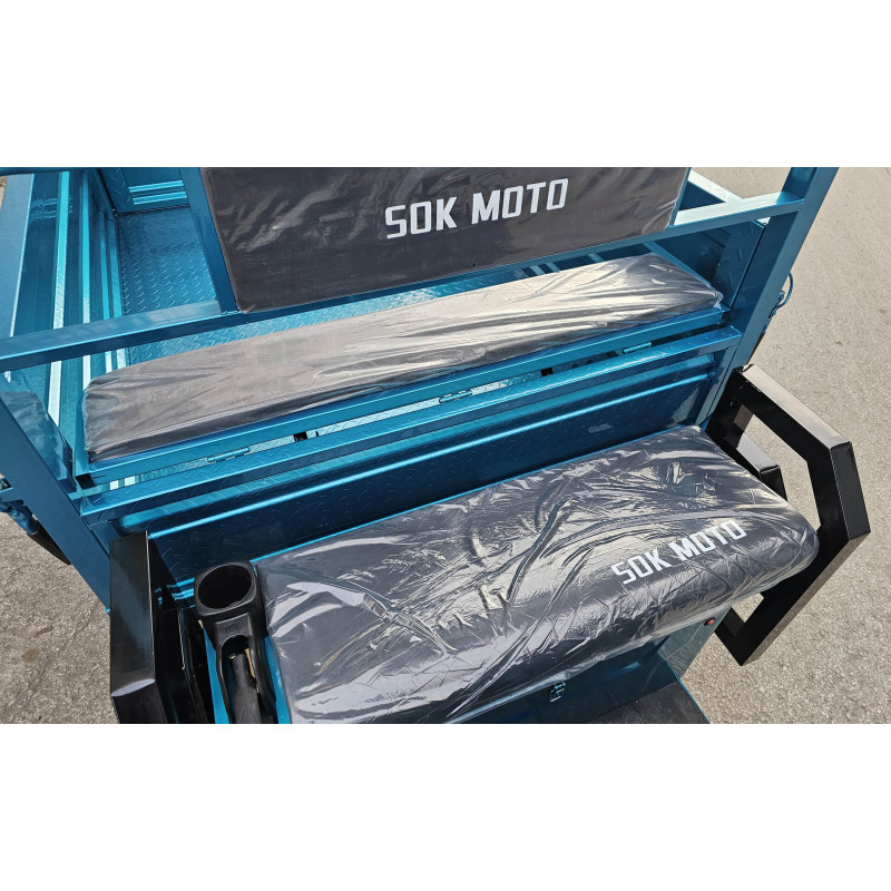 Вантажний електротрицикл SOKMOTO CARGO 2500 W (Гібрид)