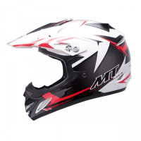 MT Helmets MX2 Synhrony Steel white / red MT Helmets MX2 Synhrony Steel white / red