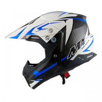 MT Helmets Synchrony Steel black / white / blue