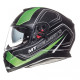 MT Helmets Thunder 3 Trace Matt Black Fluor Green