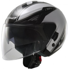 Відкритий шолом LS2 OF586 Bishop Atom White Black