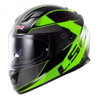Шолом LS2 FF320 Stream Stinger Fluo Black Green Шолом LS2 FF320 Stream Stinger Fluo Black Green