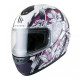 MT Helmets Thunder Wild Garden gloss pearl white / purple