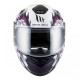 MT Helmets Thunder Wild Garden gloss pearl white / purple
