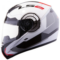 Шолом LS2 FF351 Atmos White-Red Шолом LS2 FF351 Atmos White-Red