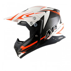 MT Helmets Synchrony Steel black / white / orange