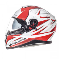 MT Helmets Thunder 3 Effect gloss pearl white / red