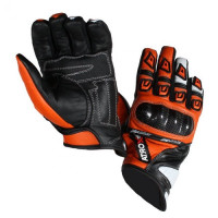 Мотоперчатки шкіряні Atrox SHARK ORANGE