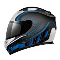 MT Helmets BLADE SV Alpha gloss black / white / blue