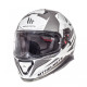 MT Helmets Thunder 3 Effect gloss pearl white / silver anthracite